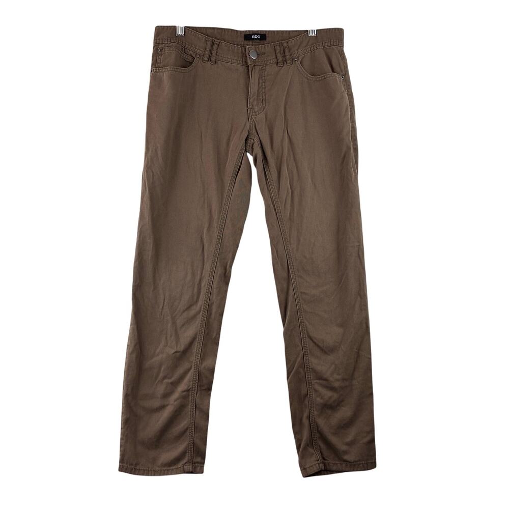 Urban Outfitters BDG Tapered Jeans Women's 26 Olive Brown 100% Cotton Utility
